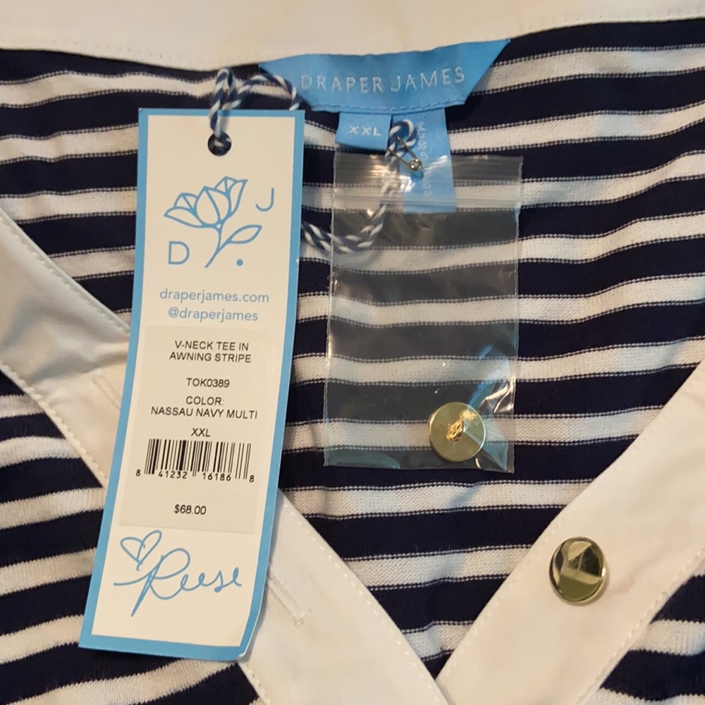 NWT Draper James t-shirt 1X - Picture 3 of 3